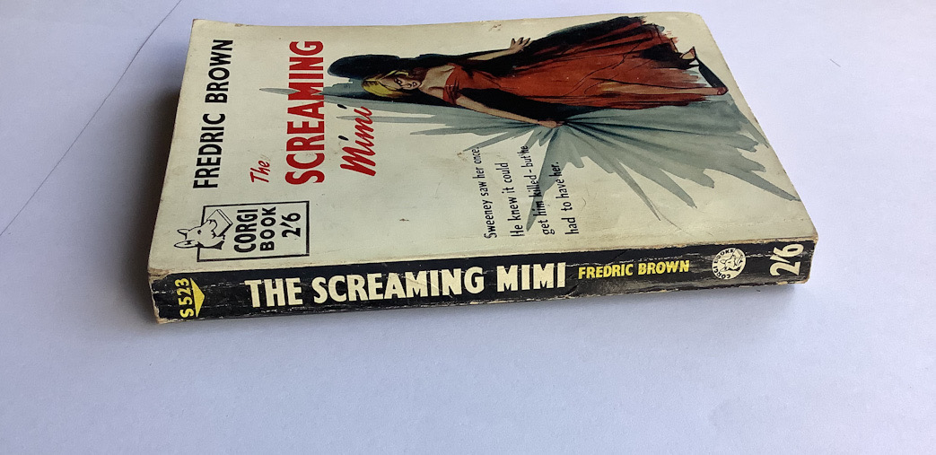 THE SCREAMING MIMI crime pulp fiction book by Fredric Brown 1958